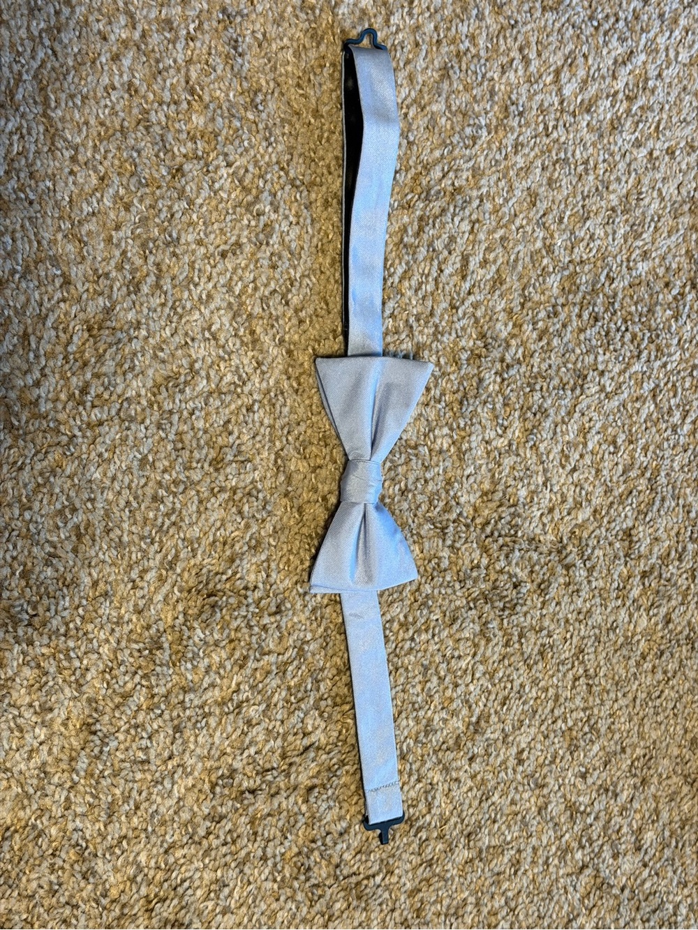 jf j.ferrar Light Blue Adjustable Pre-Tied Bow Tie